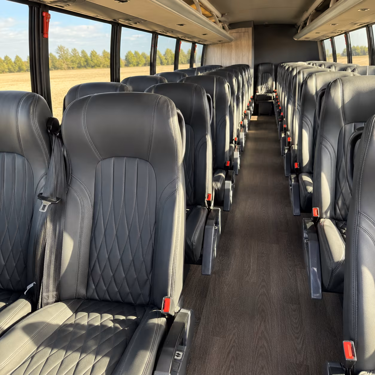 gainesville corporate event transportation onboard seating